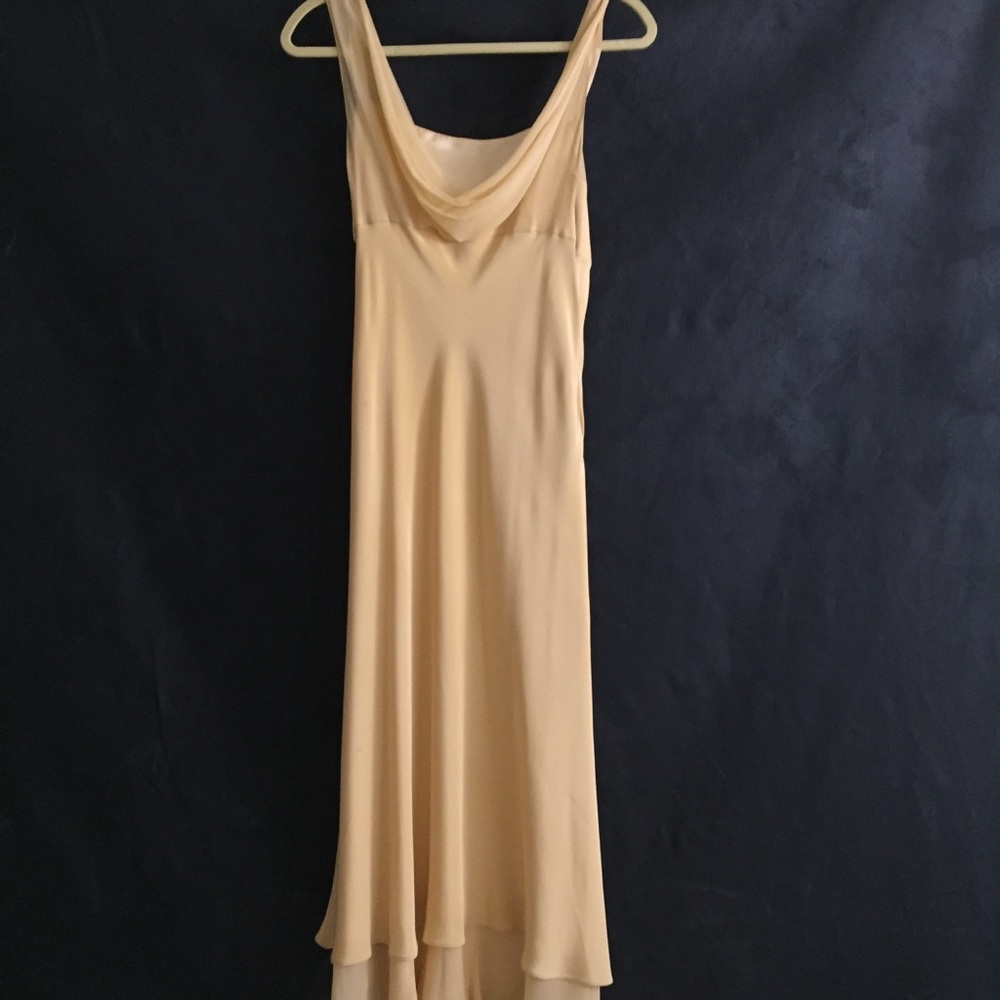 Honey colored designer midi